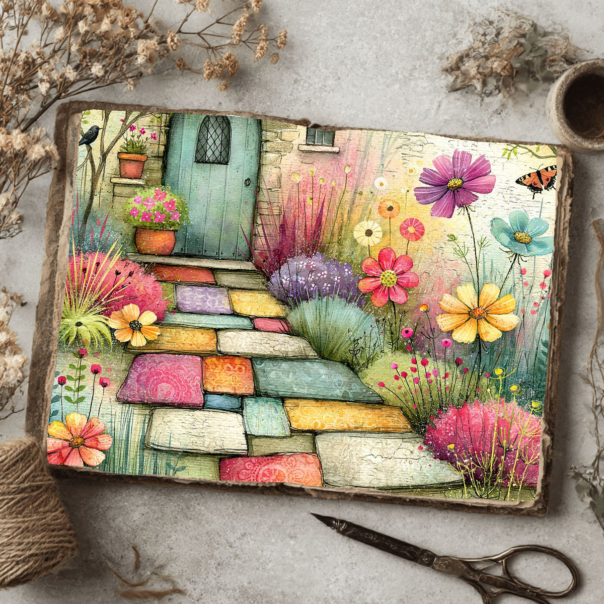 Romantic Garden Scene