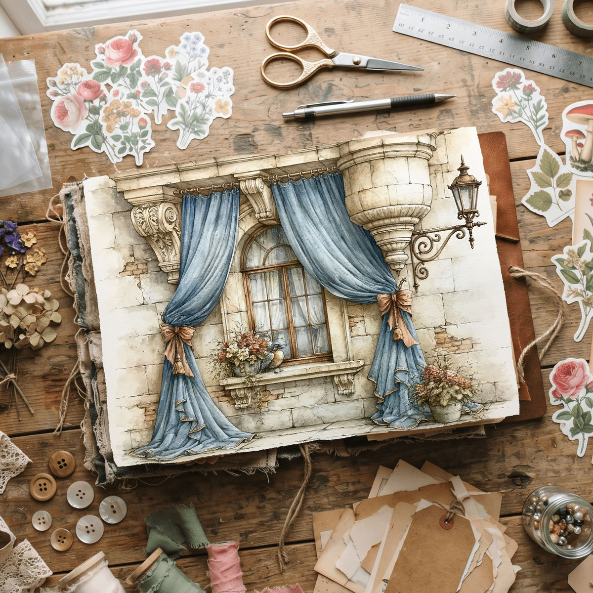 Saint Petersburg Window Watercolor