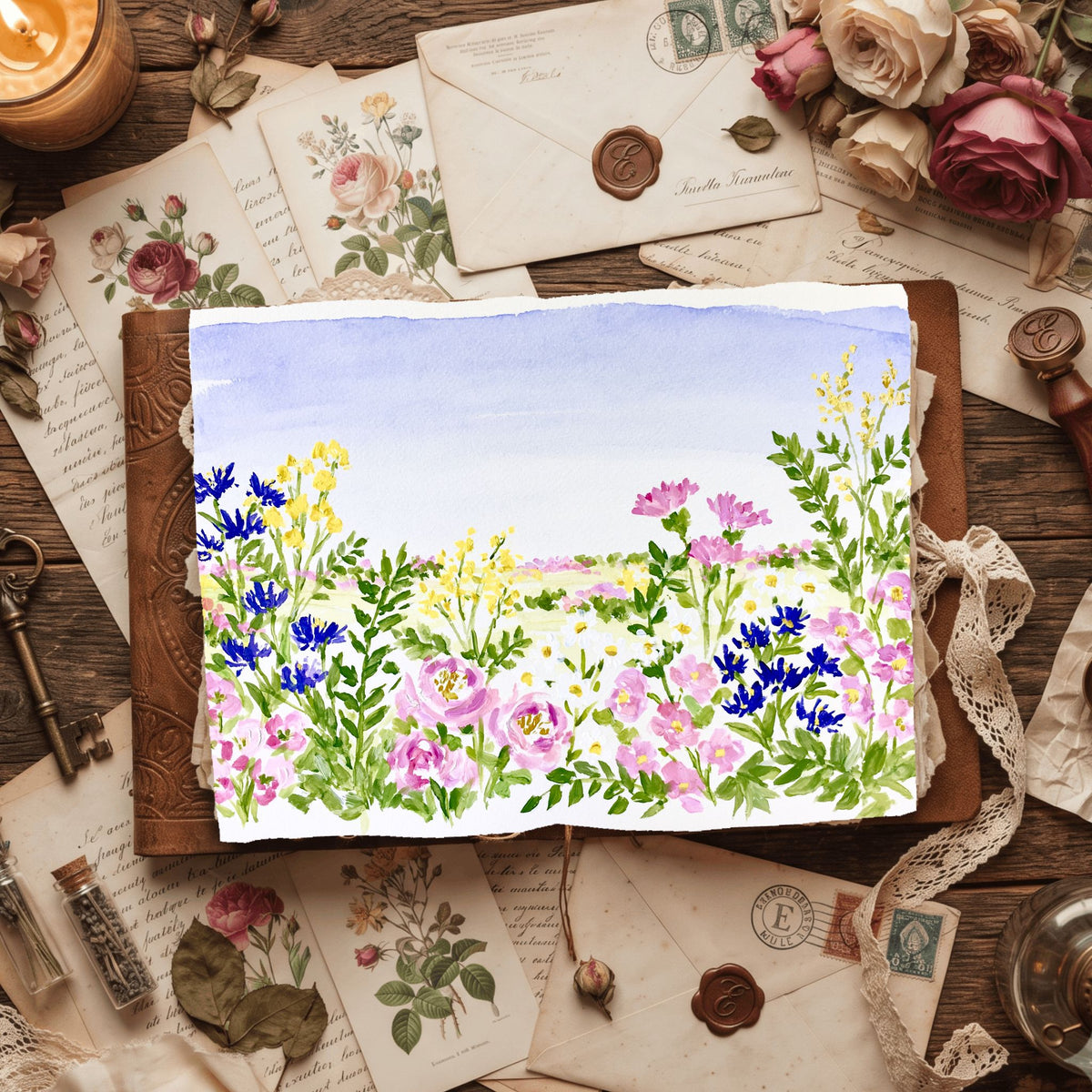 Soft Impressionist Landscape Painting