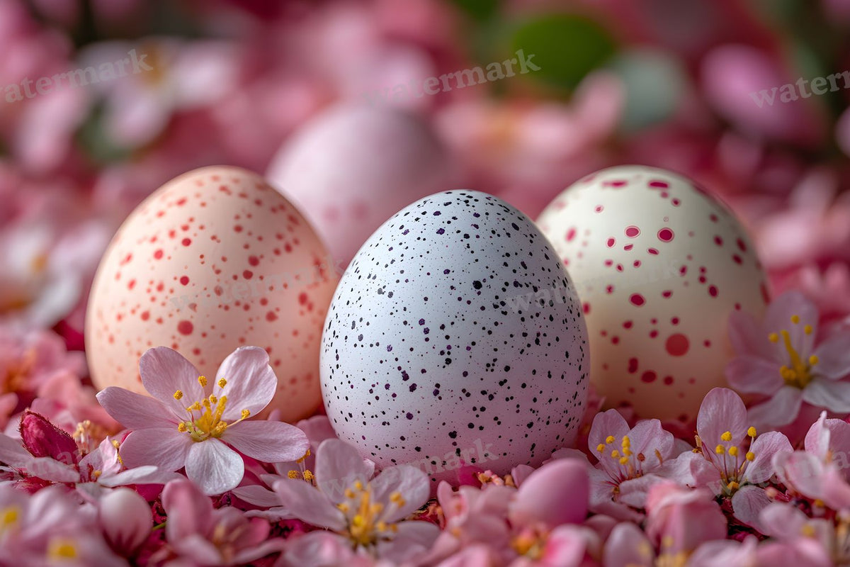 Spring Blossomeggscene Backdrop Images