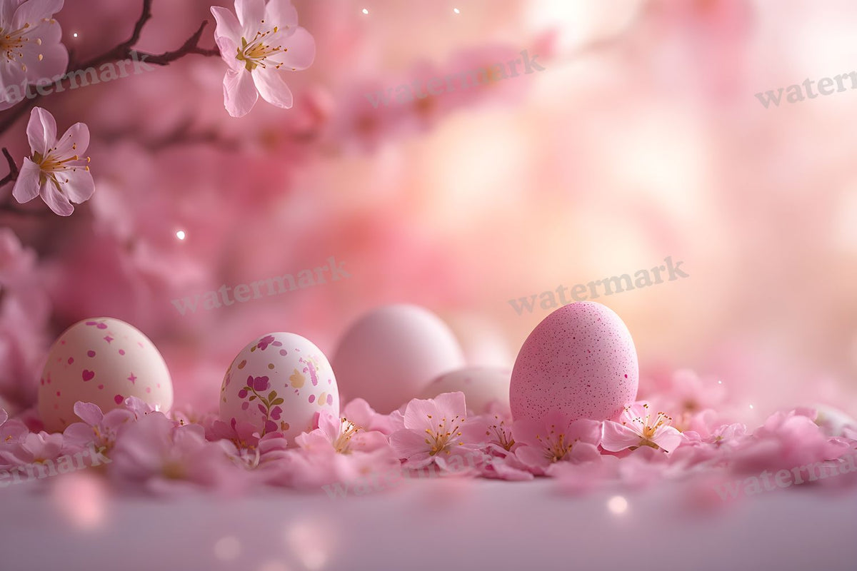 Spring Blossomeggscene Backdrop Images