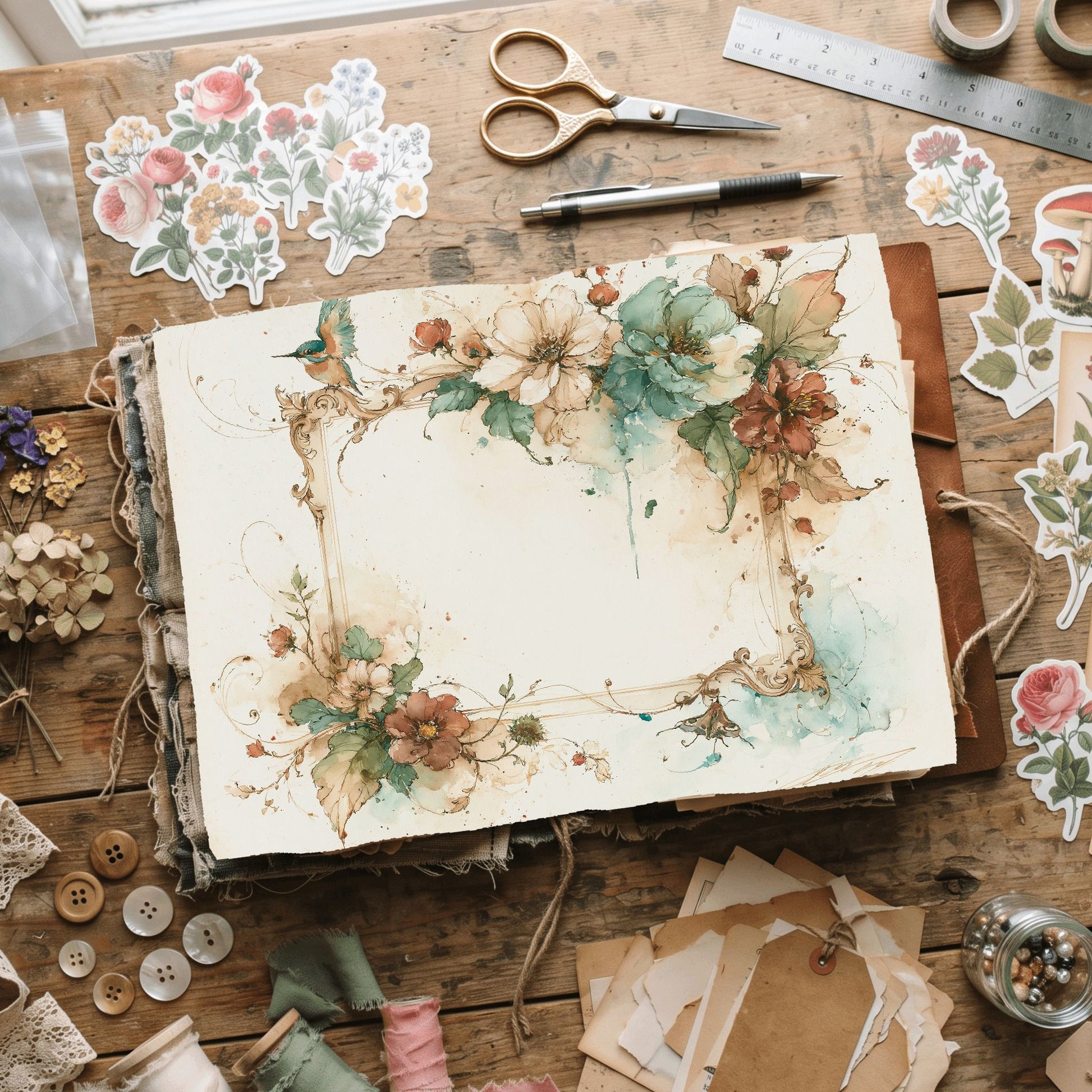 Vintage Ornate Picture Frame