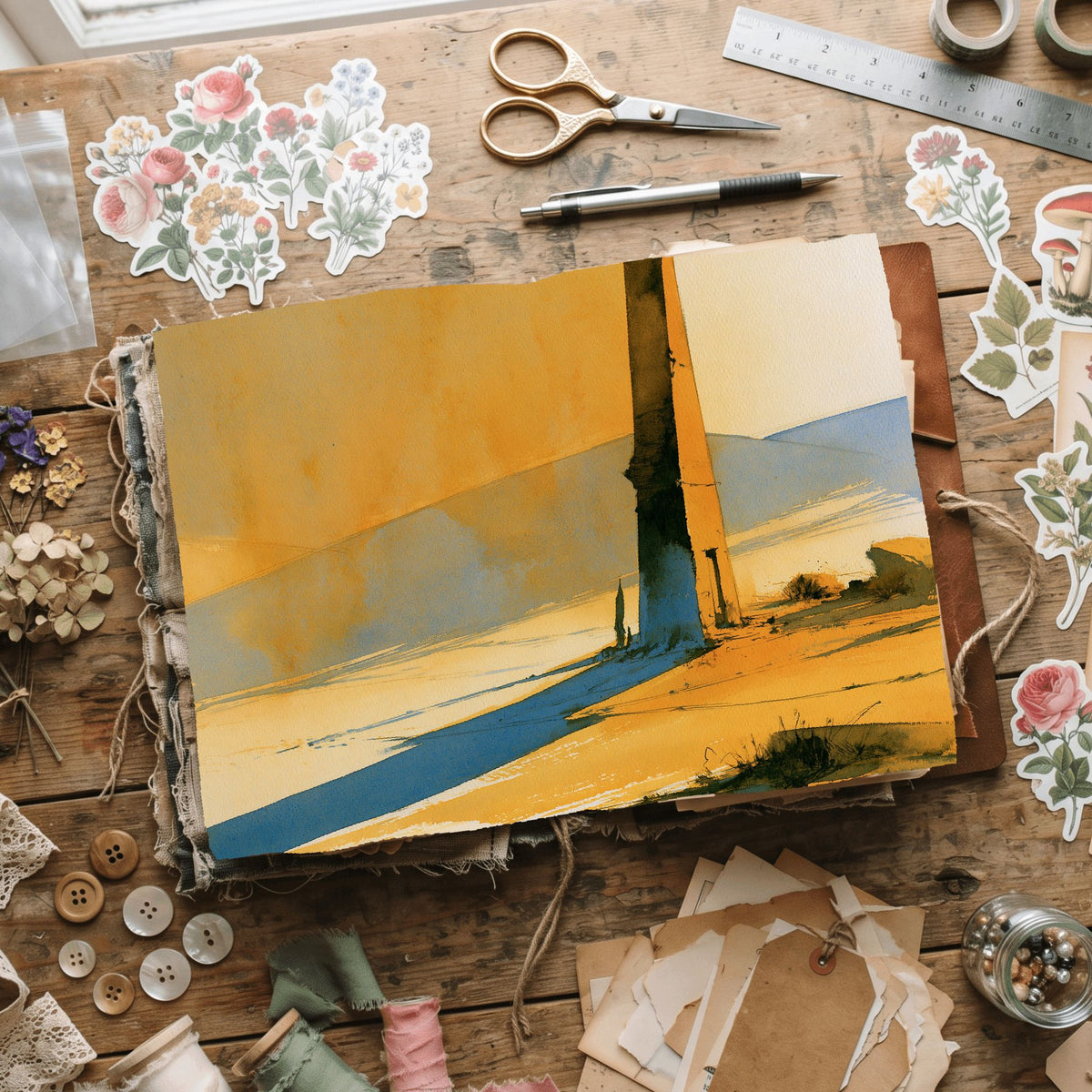 Warm Desert Landscape