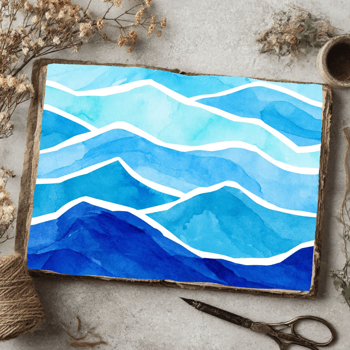 Water Wave Texture Pattern