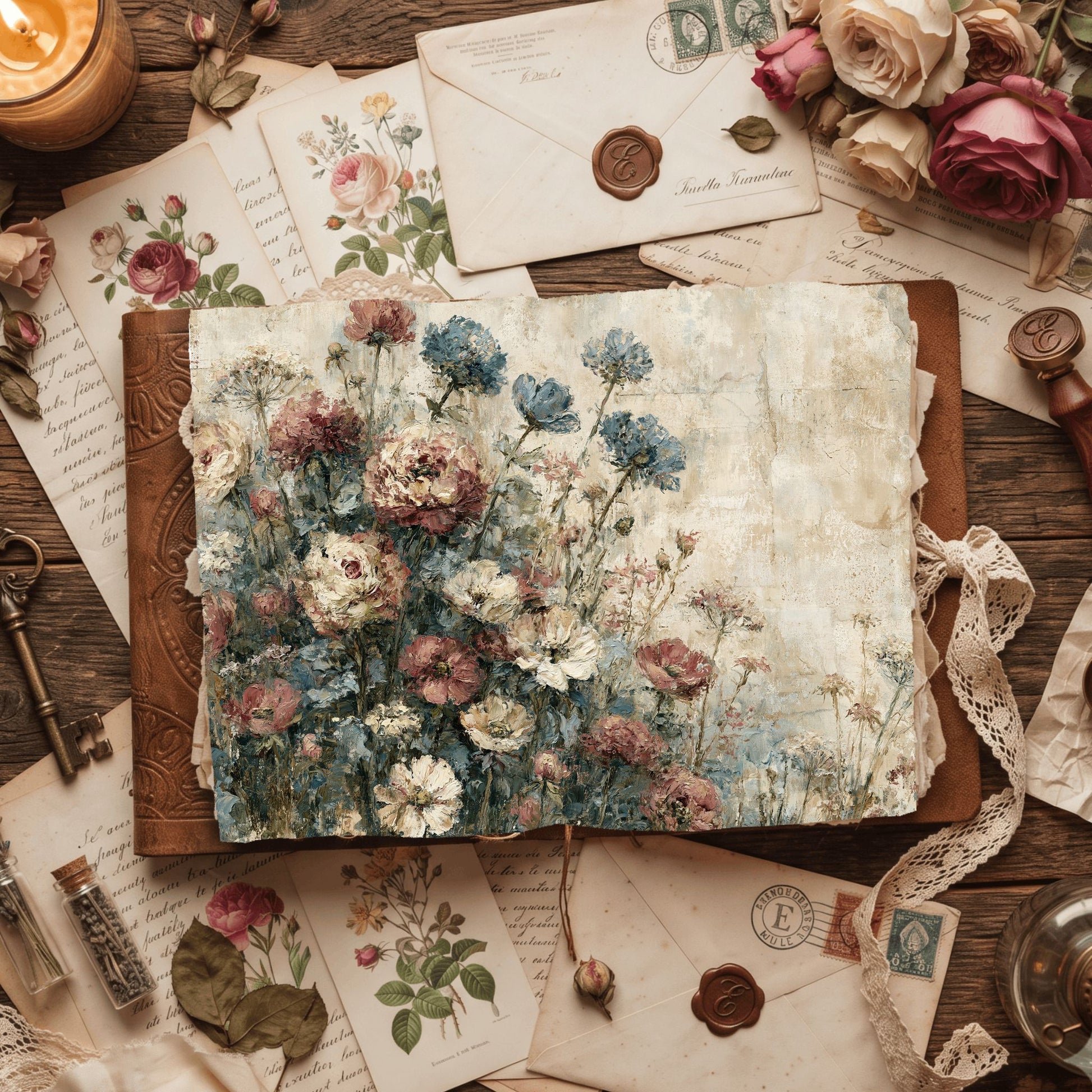Wildflower Meadow Printable Paper