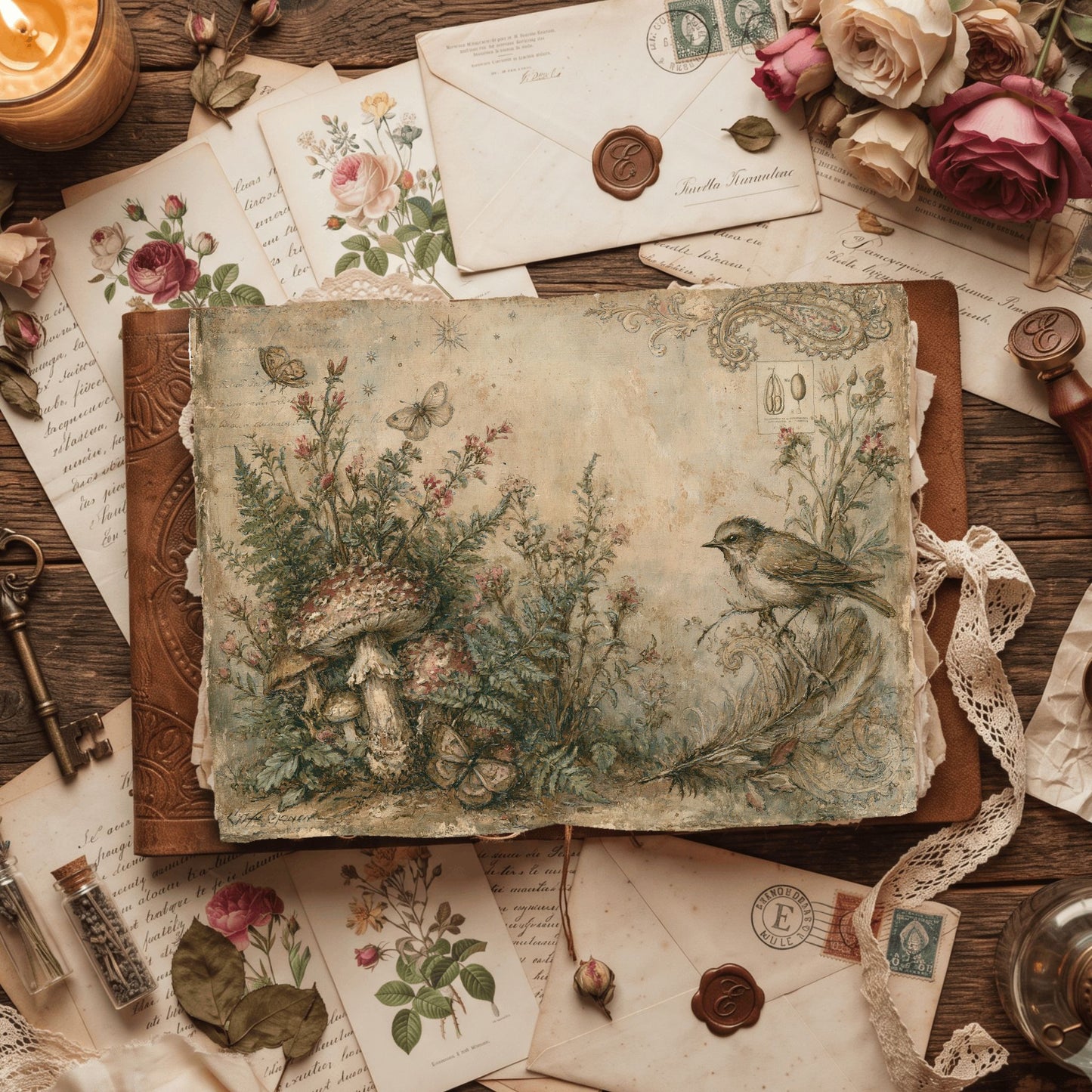 Woodland Hippie Ephemera Paper