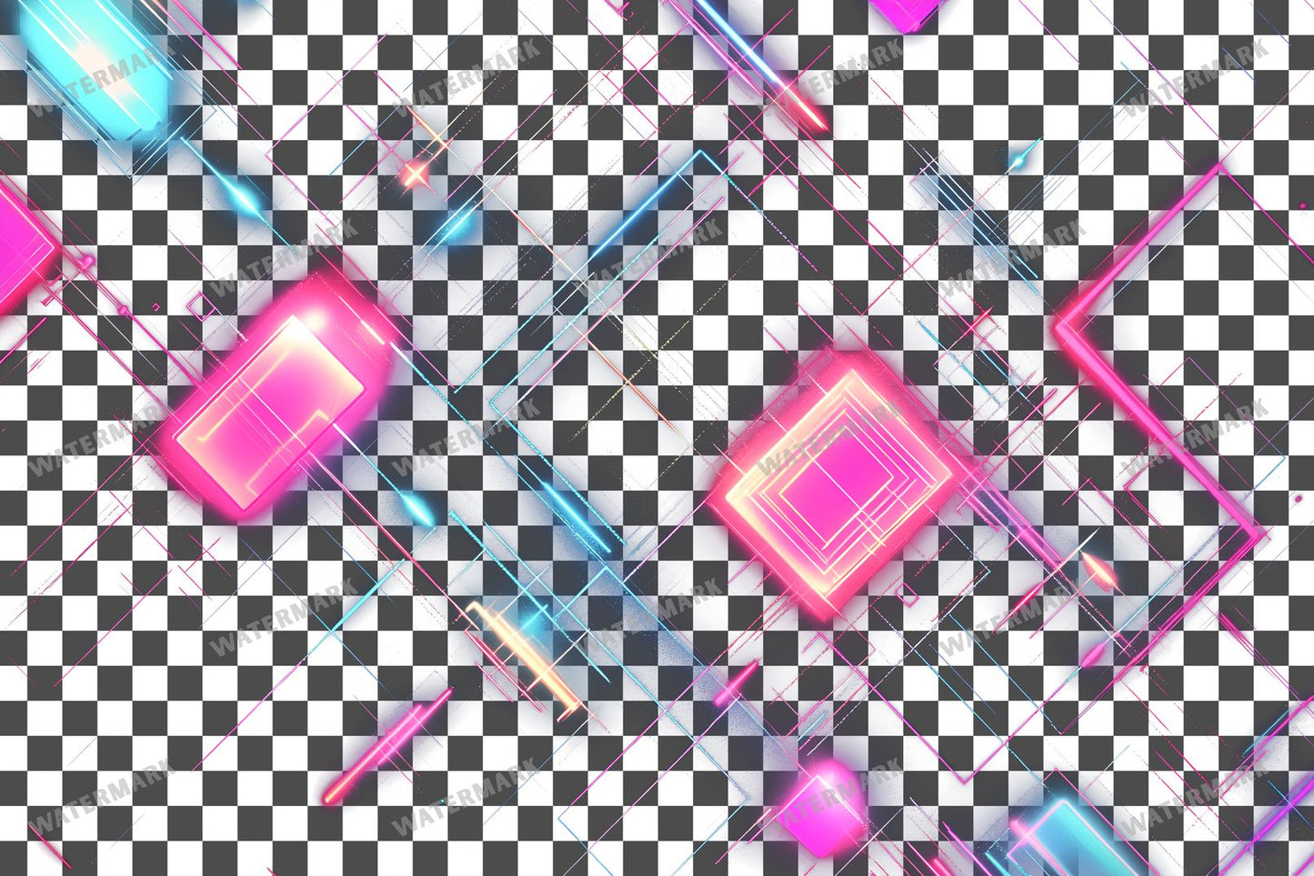 Abstract Geometric Patterns Transparent Overlay Pngs