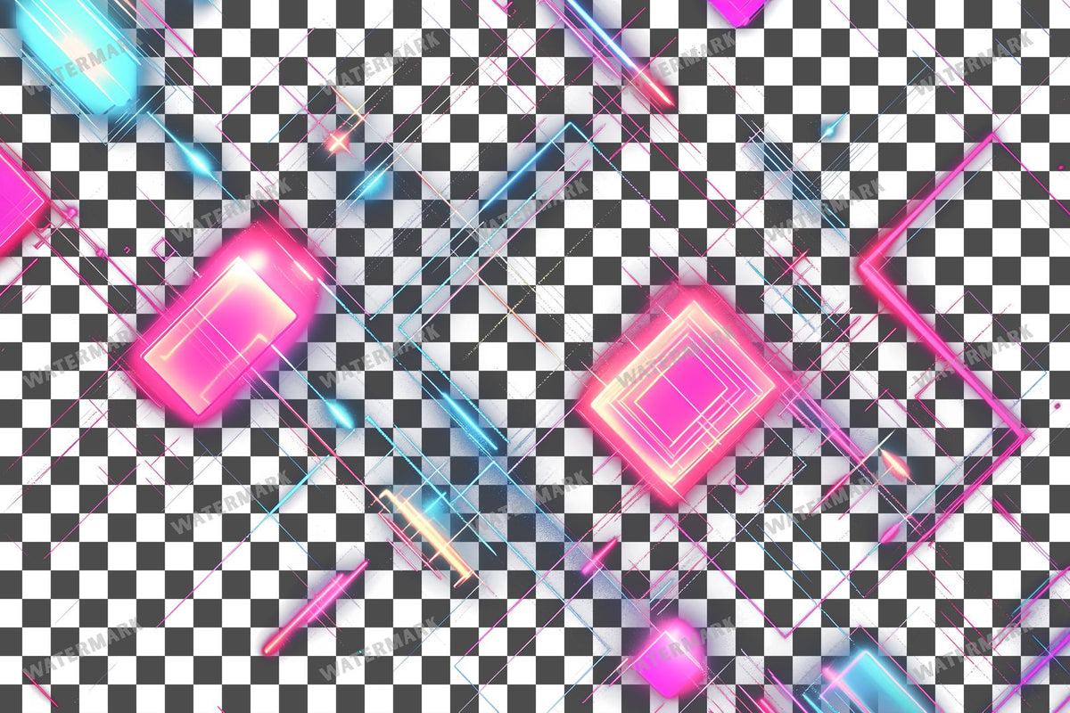 Abstract Geometric Patterns Transparent Overlay Pngs