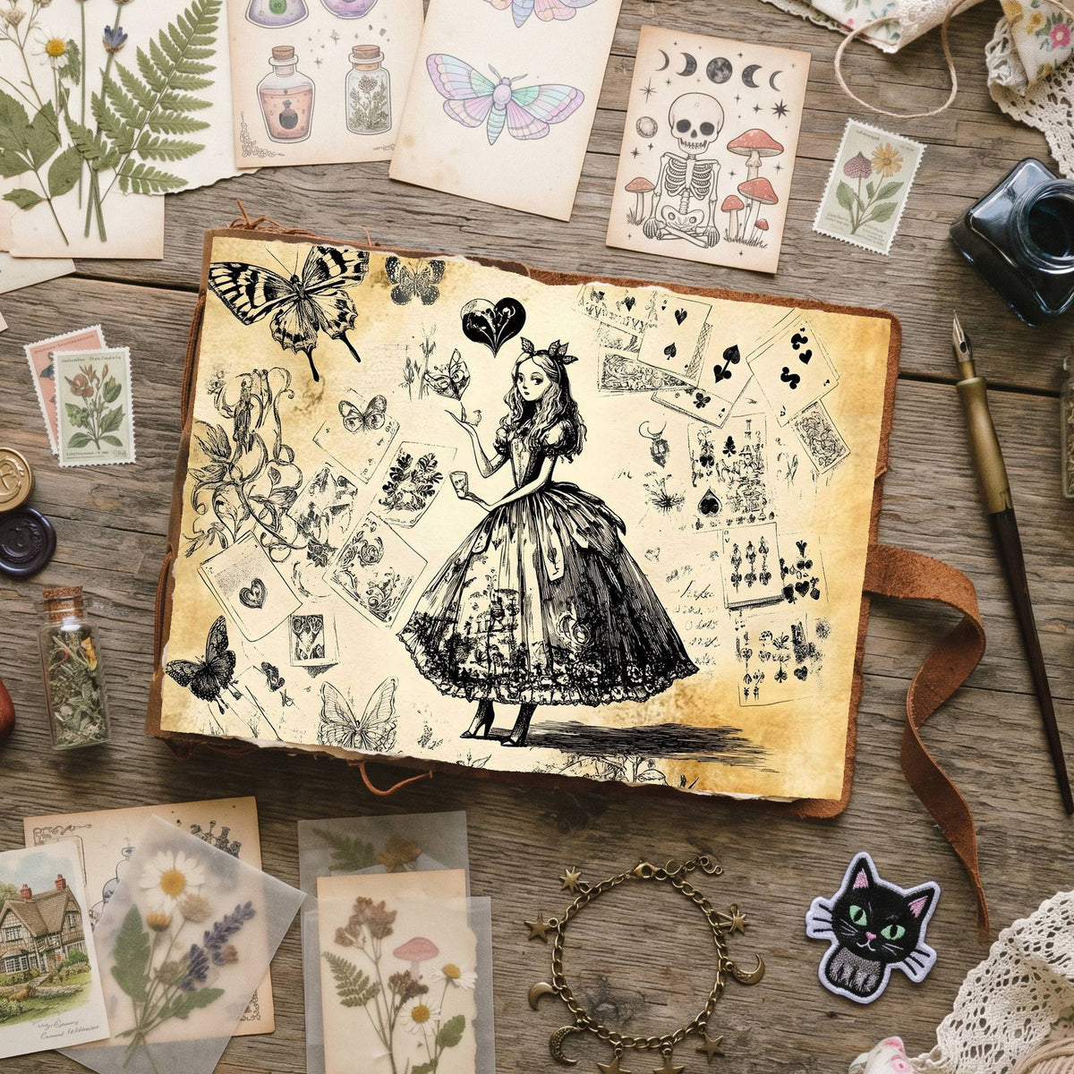 Alice In Wonderland Digital Papers
