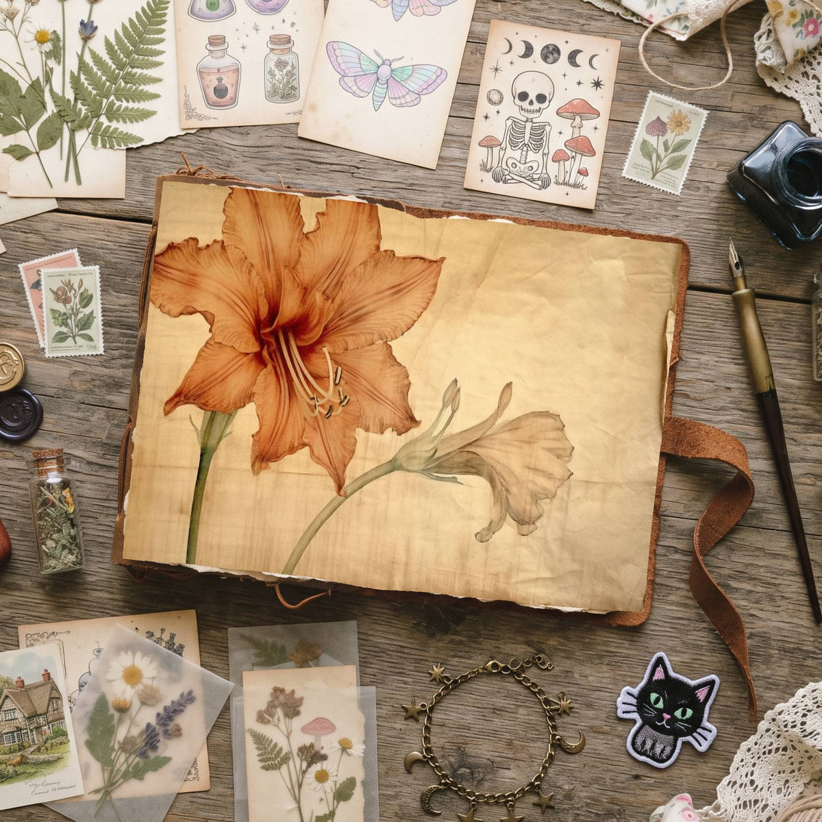 Amaryllis Digital Papers