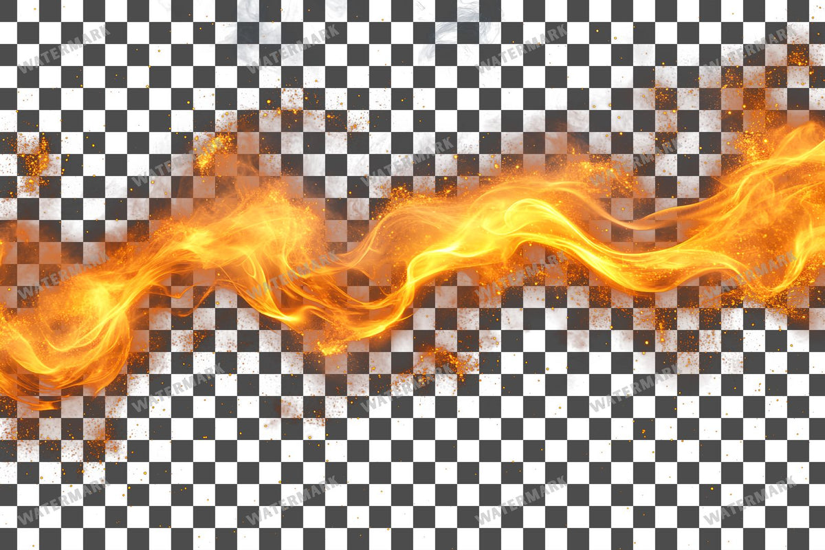 Amber Oil Flame Transparent Overlay Pngs
