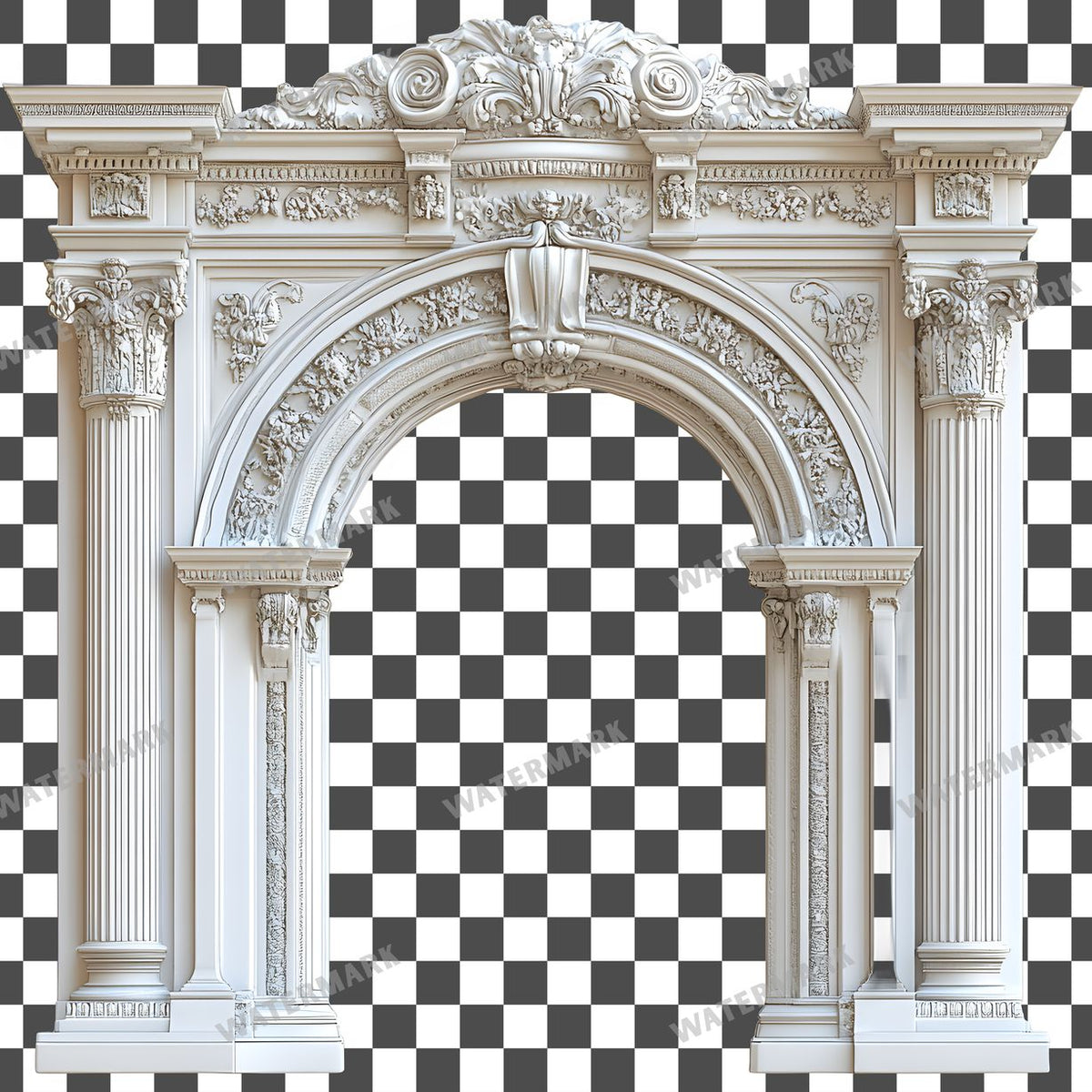 Archway Vintage Style Clipart Pngs