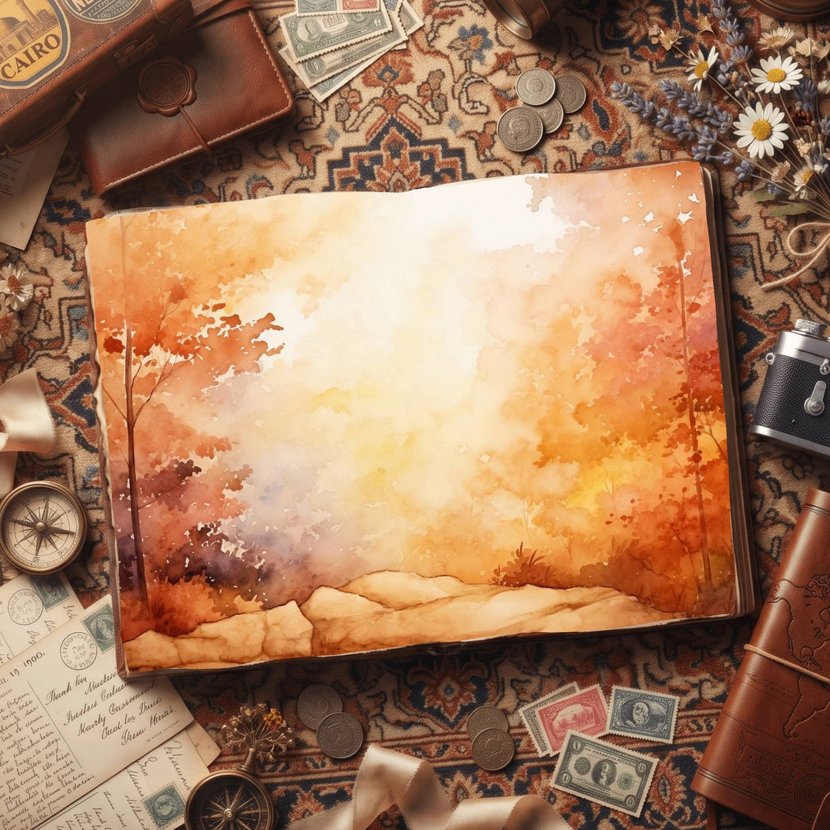 Autumn Landscapes Digital Papers
