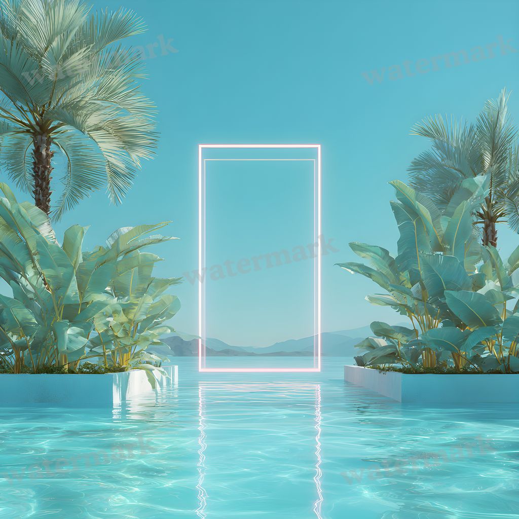 Blue Gradientd Render Backdrop Images