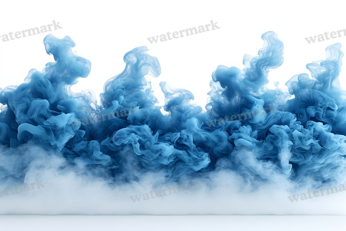 Blue Smoke Backdrop Images