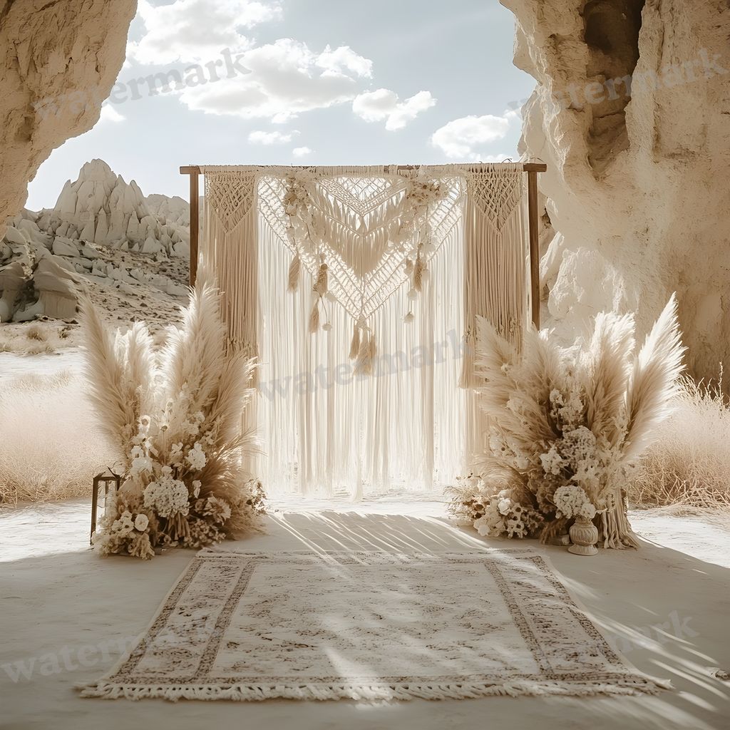 Bohemian Desert Backdrop Images