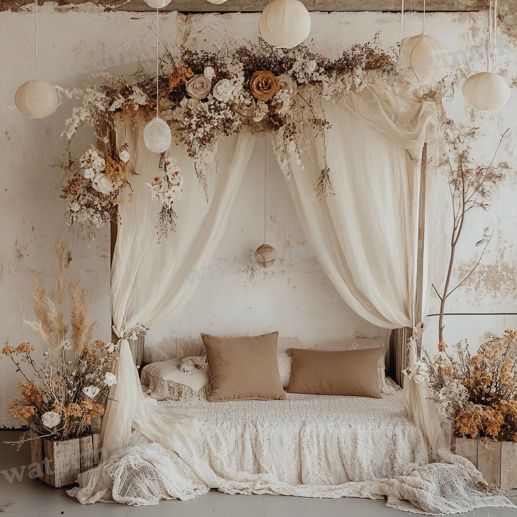 Boho Arches Backdrop Images
