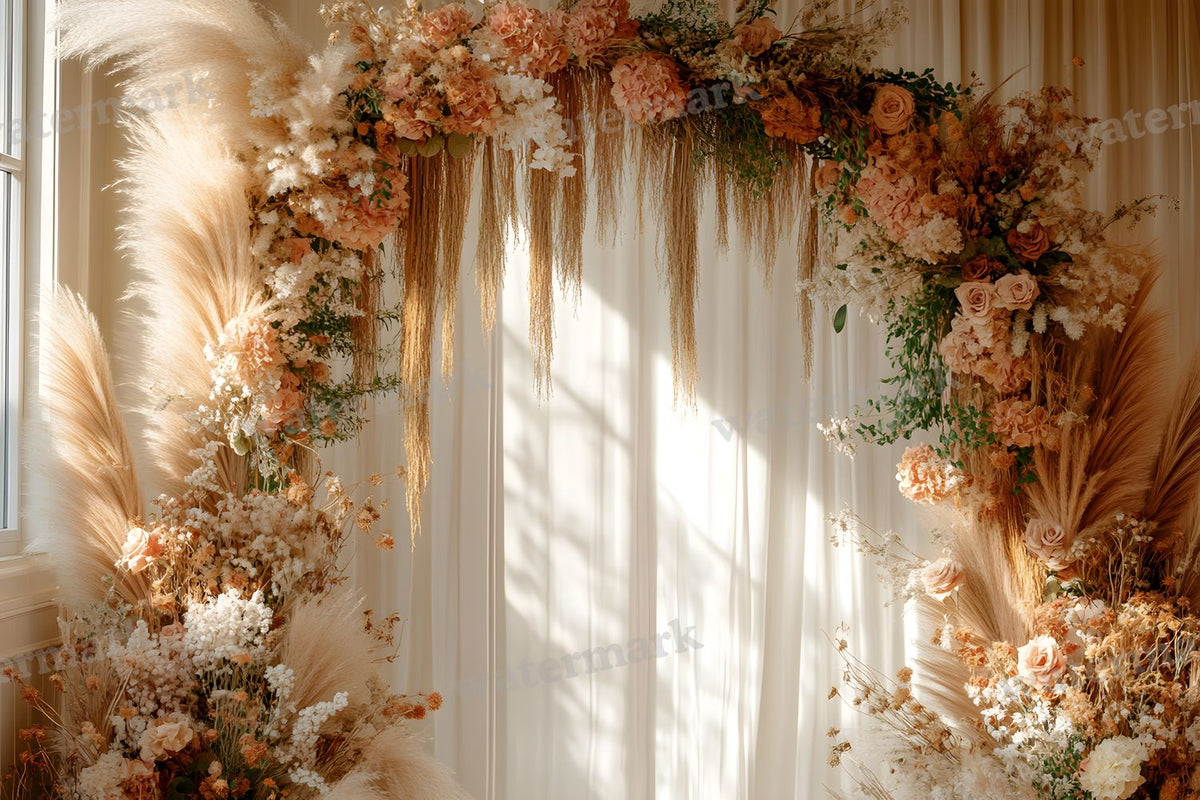 Boho Terracotta Backdrop Images