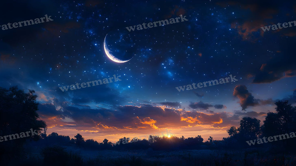 Celestial Moons Backdrop Images
