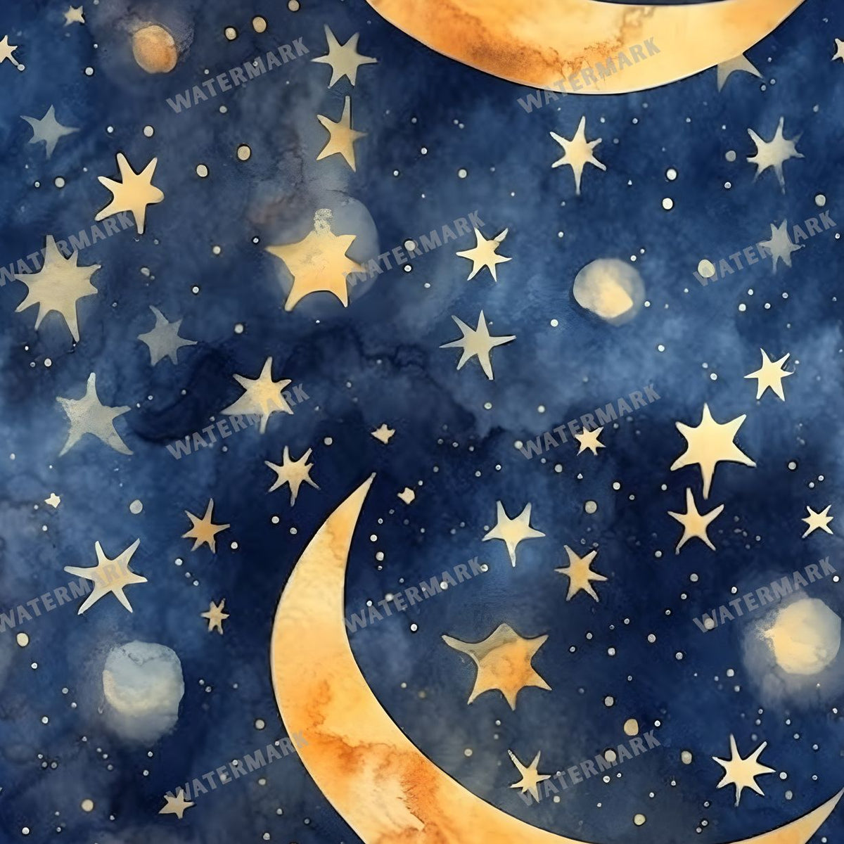 Celestial Seamless Pattern