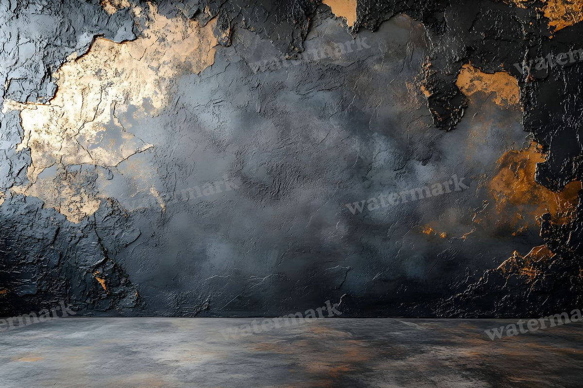 Charcoal Textured Wall digital photo backdrop for photo editing, preview 11