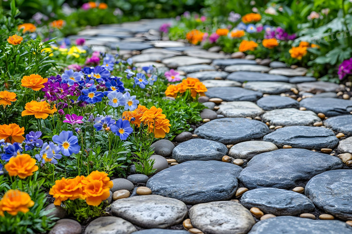Charming Garden digital photo backdrop for photo editing, preview 11