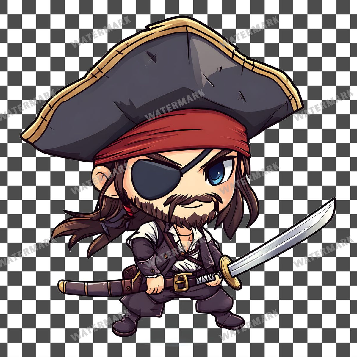 Chibipirate Clipart Pngs