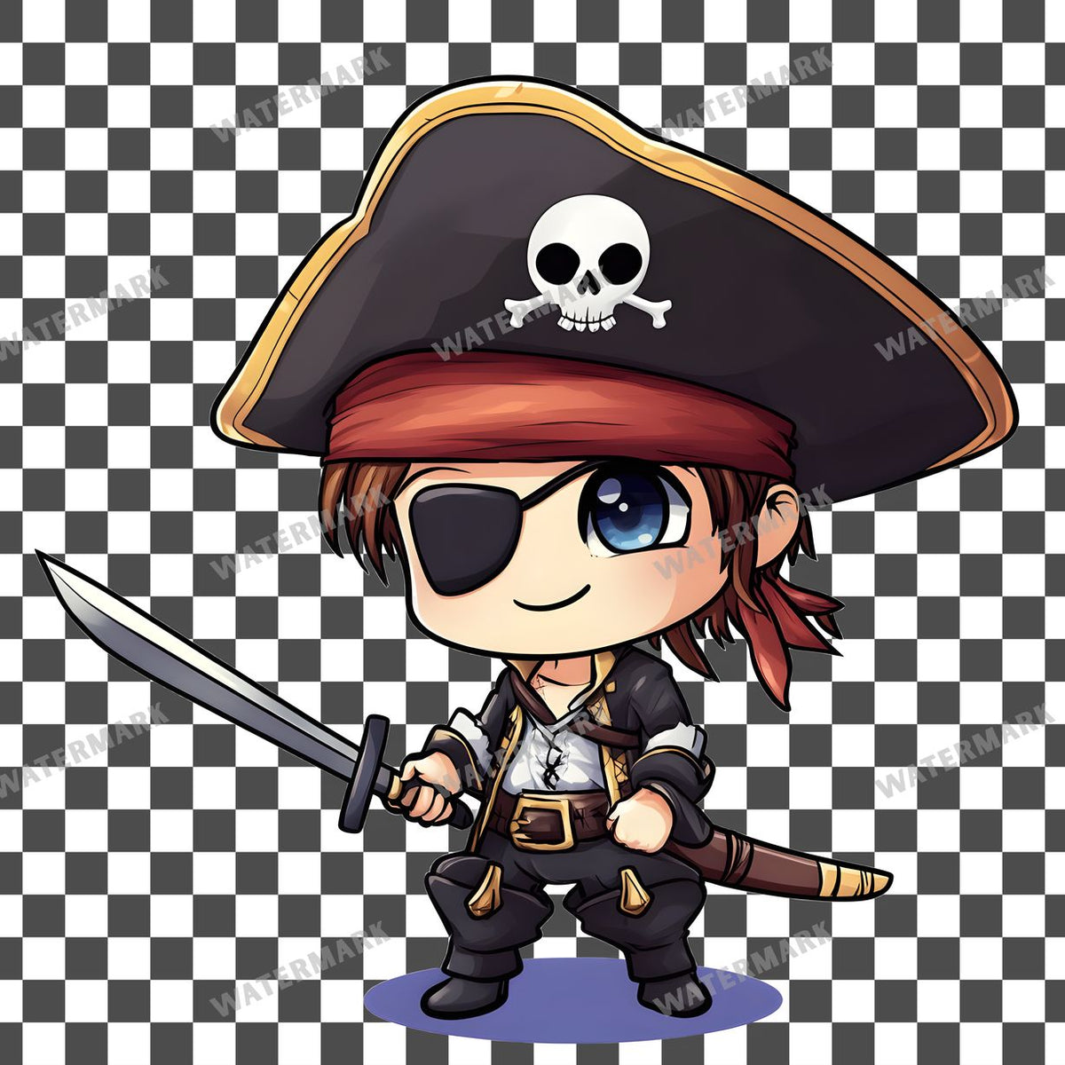 Chibipirate Clipart Pngs