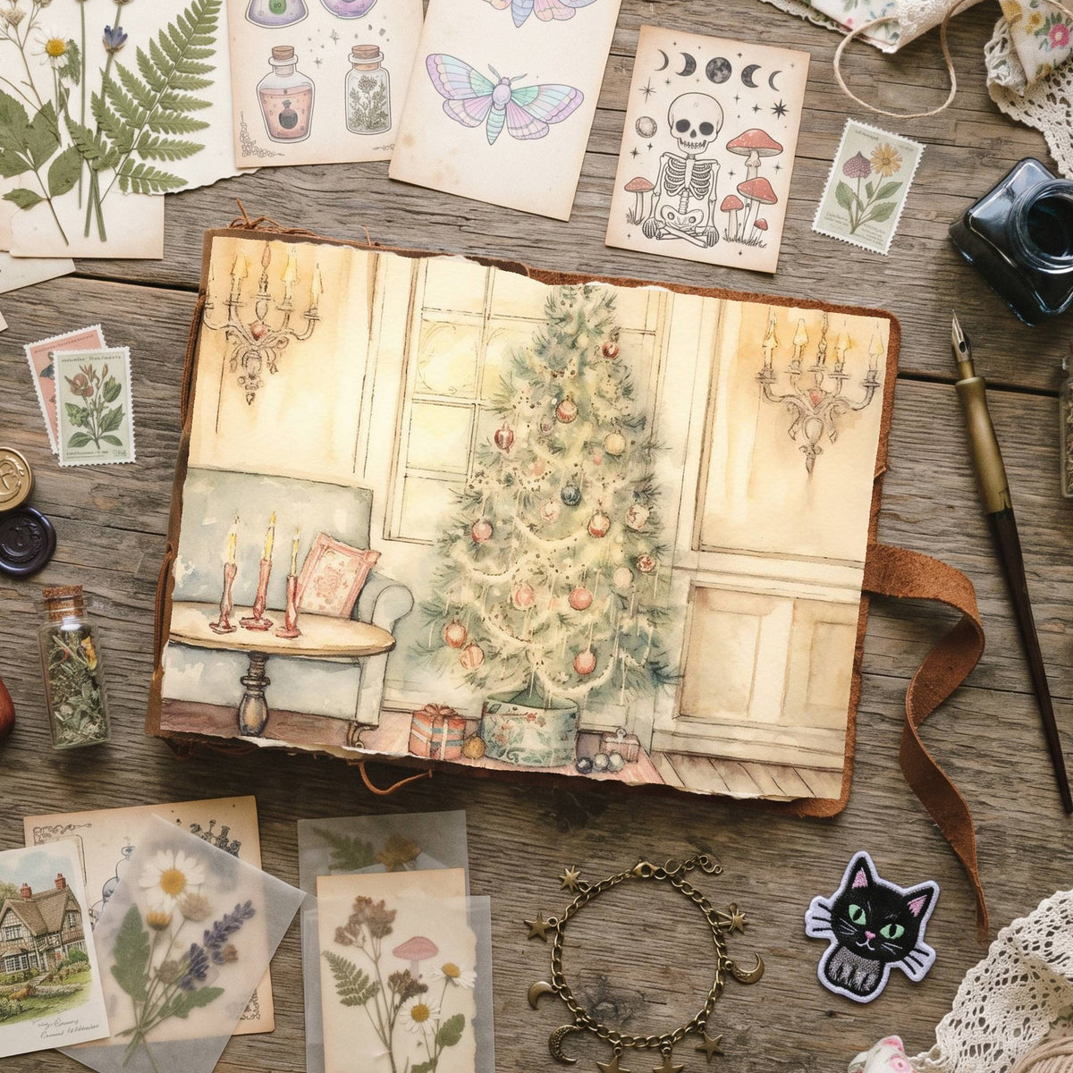 Christmas Trees Digital Papers