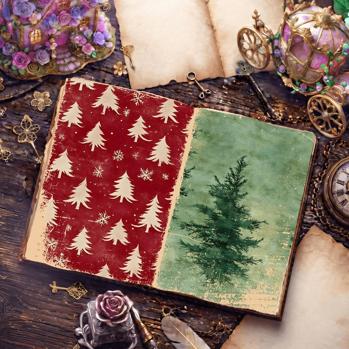 Christmas Digital Papers