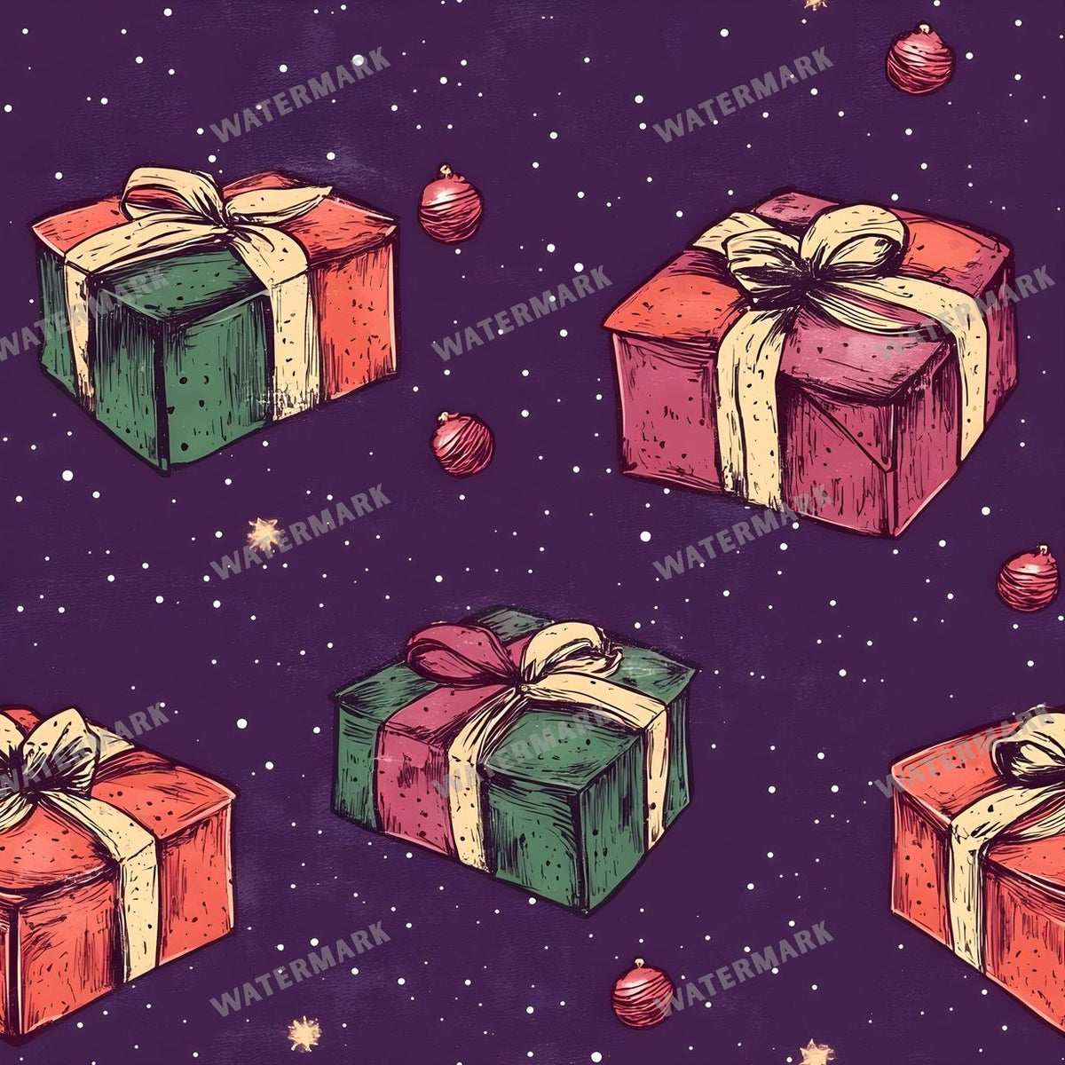 Christmas Seamless Pattern