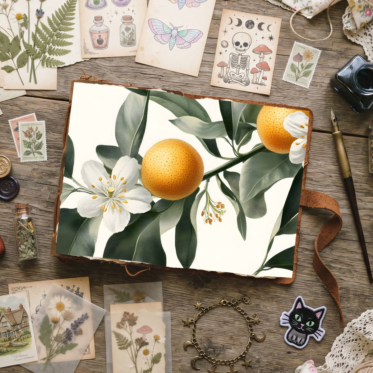 Citrus Blossoms Digital Papers