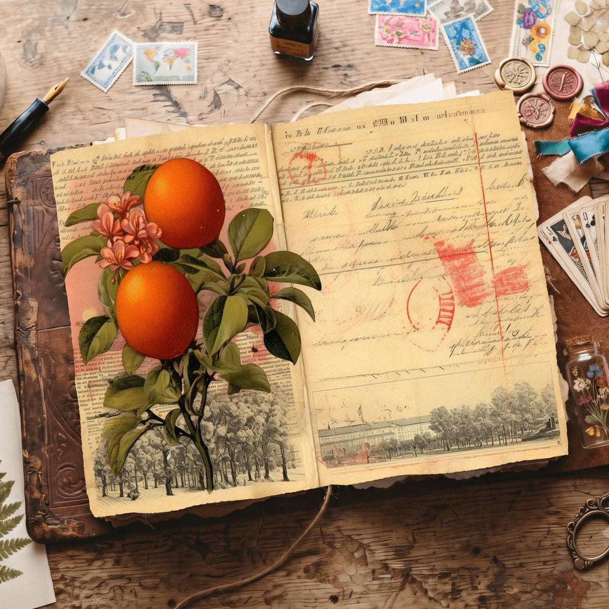 Citrus Fruit Digital Papers