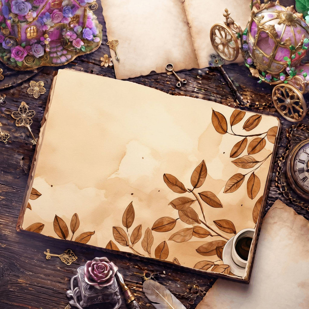 Coffee Shop Digital Papers