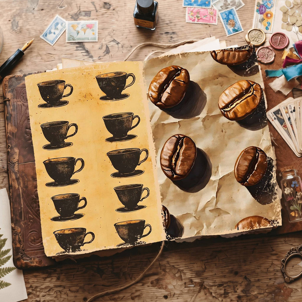 Coffee Digital Papers