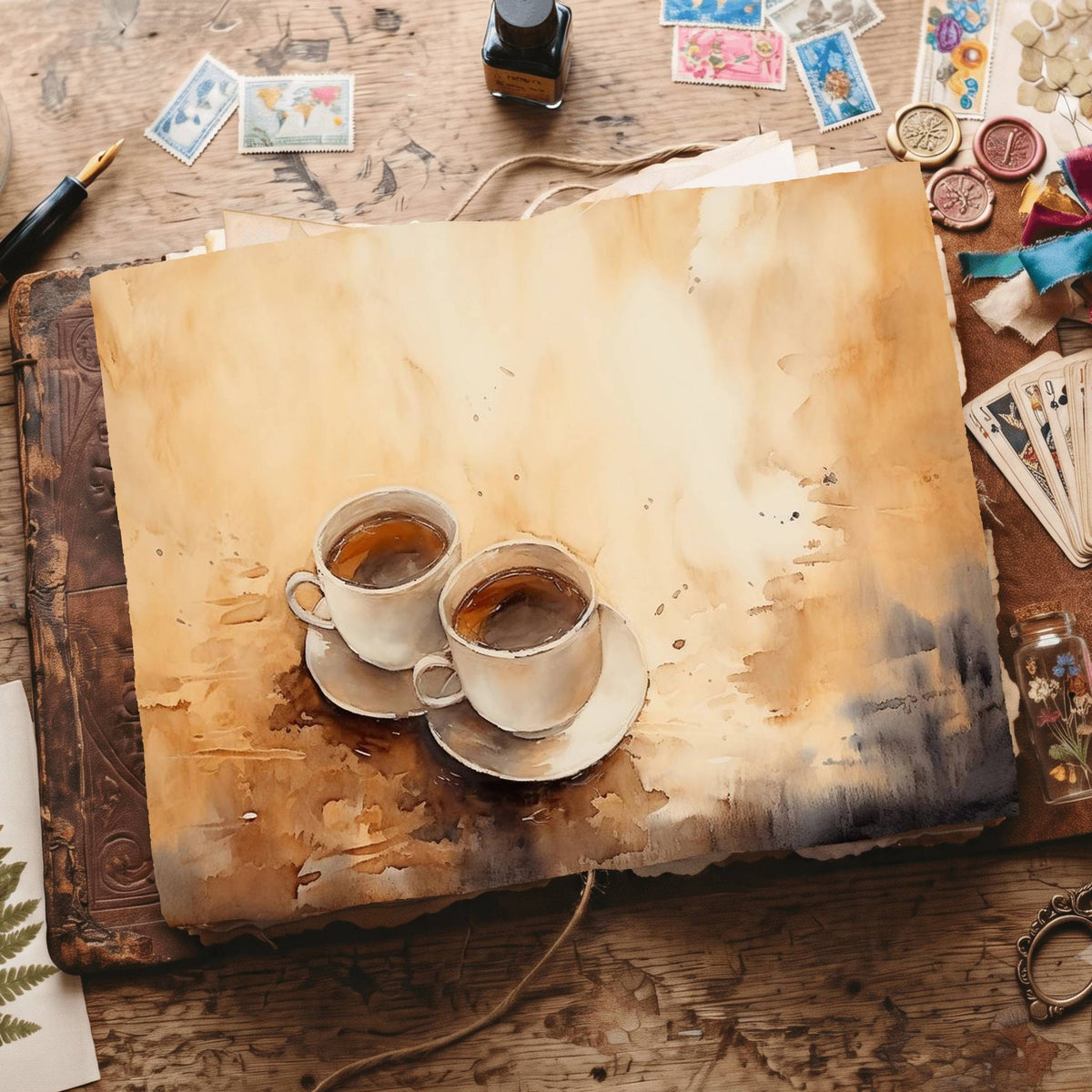 Coffee Digital Papers