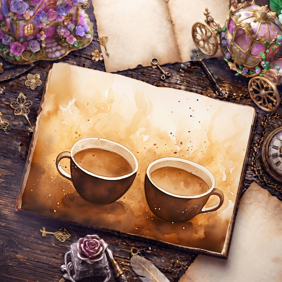 Coffee Digital Papers