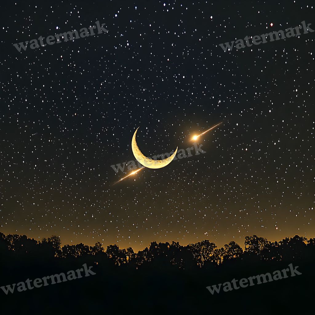 Crescent Moon Backdrop Images