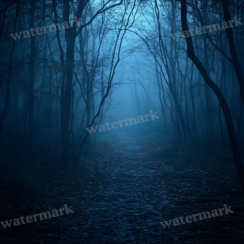 Dark Spooky digital photo backdrop for photo editing, preview 11
