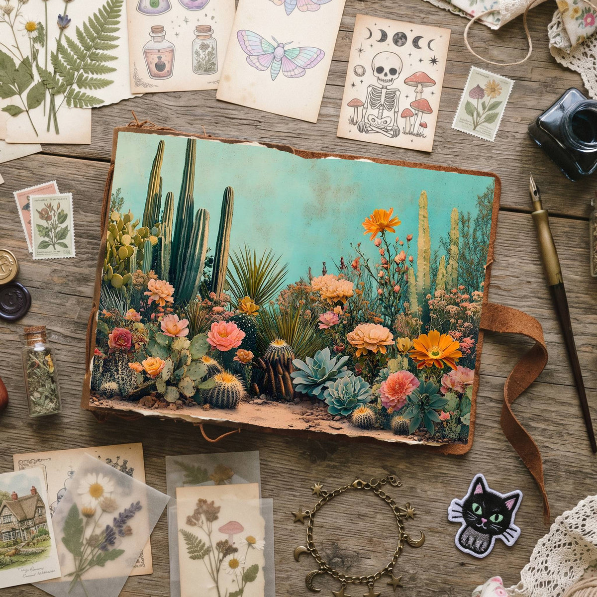 Desert Botanical Digital Papers