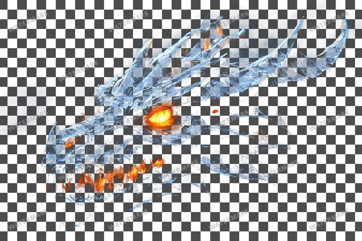 Dragon Skull Transparent Overlay Pngs