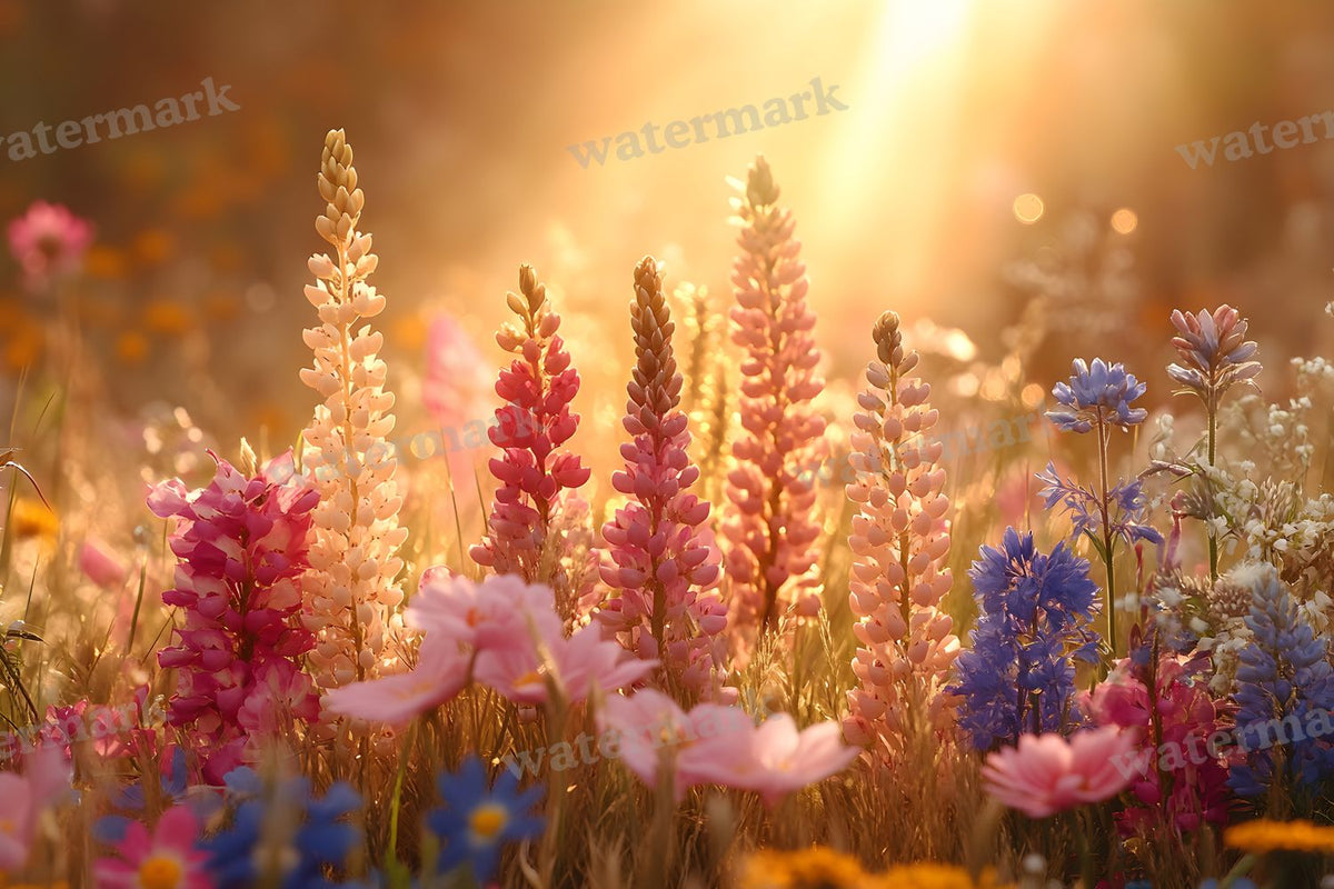Dreamy Wildflower Meadow Backdrop Images