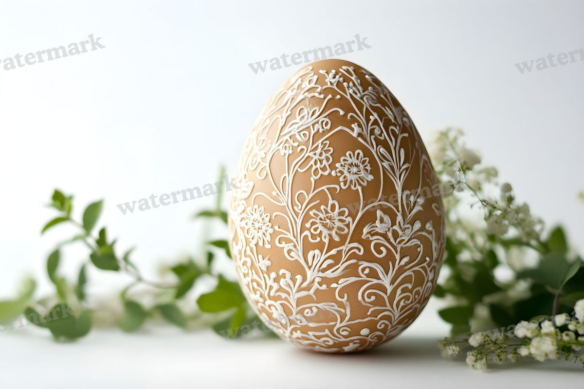 Elegant Easter Egg Backdrop Images