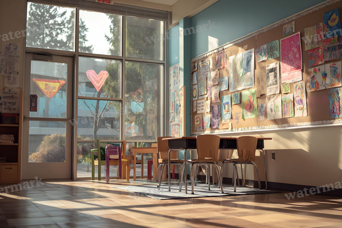 Elementary School Classroom Backdrop Images