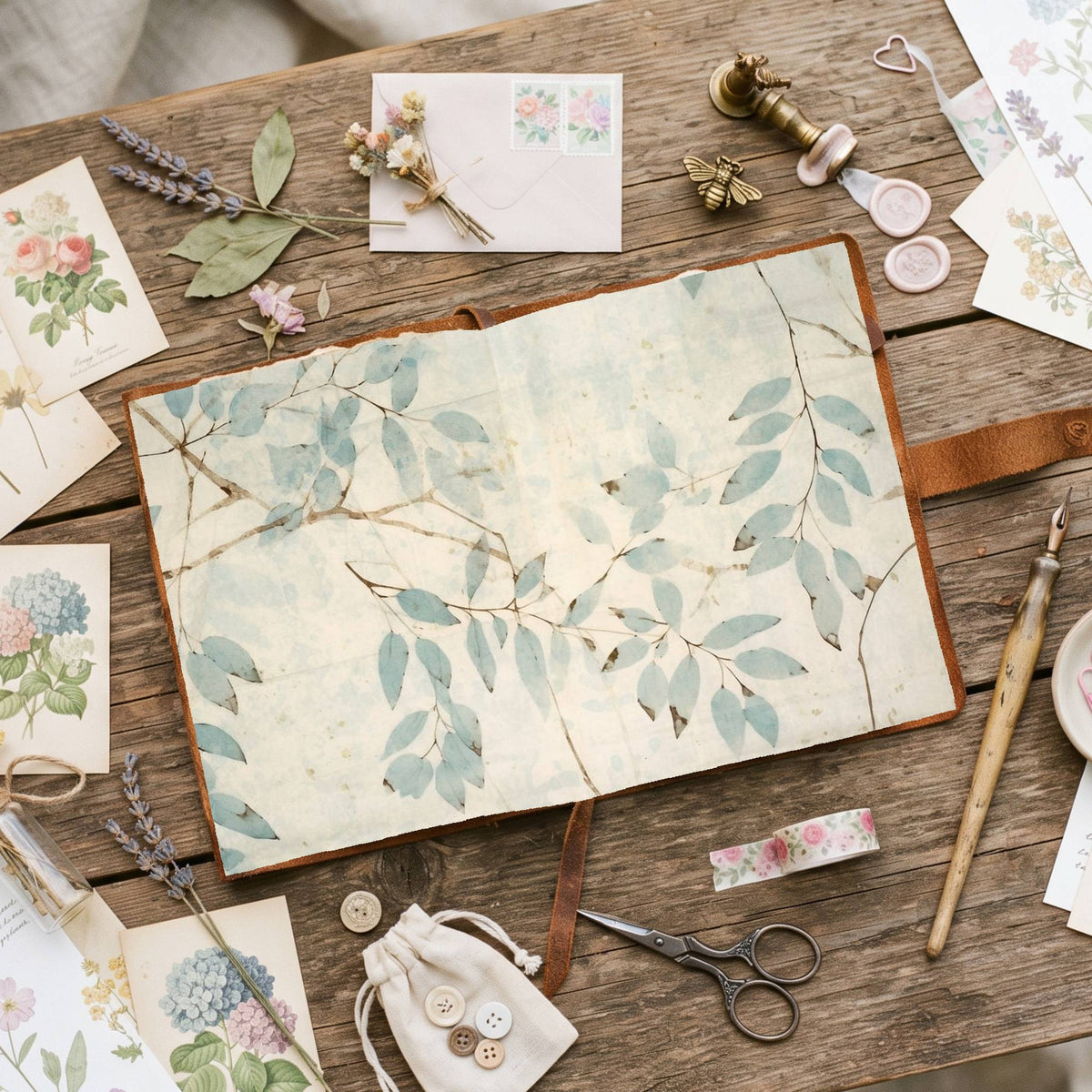 Eucalyptus Leaves Digital Papers