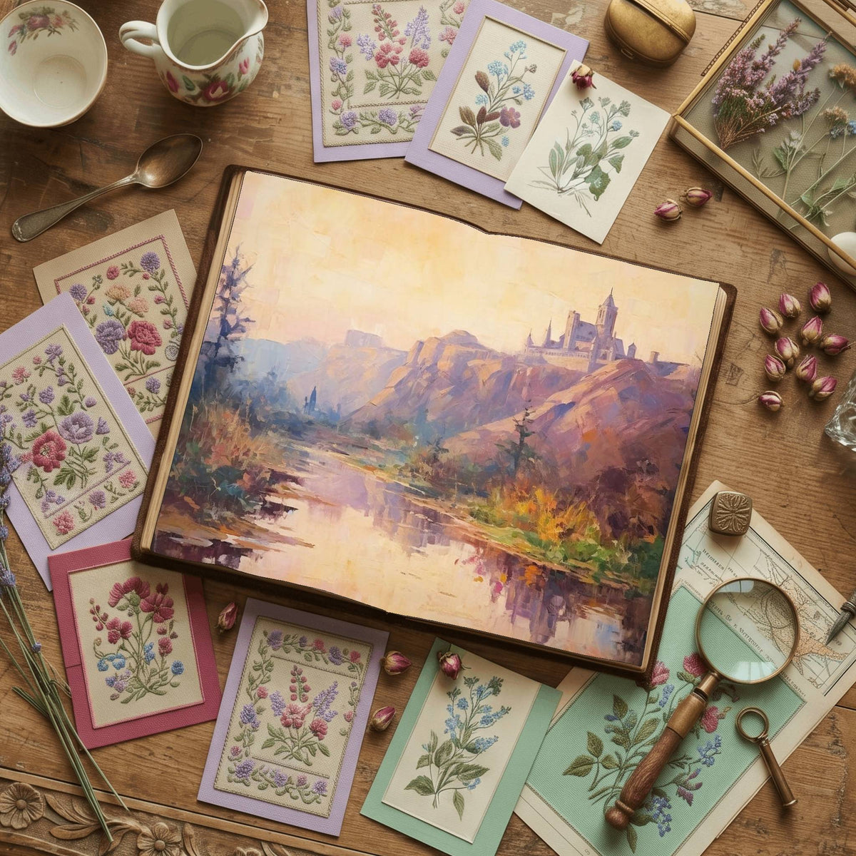 Fairy Castles Digital Papers