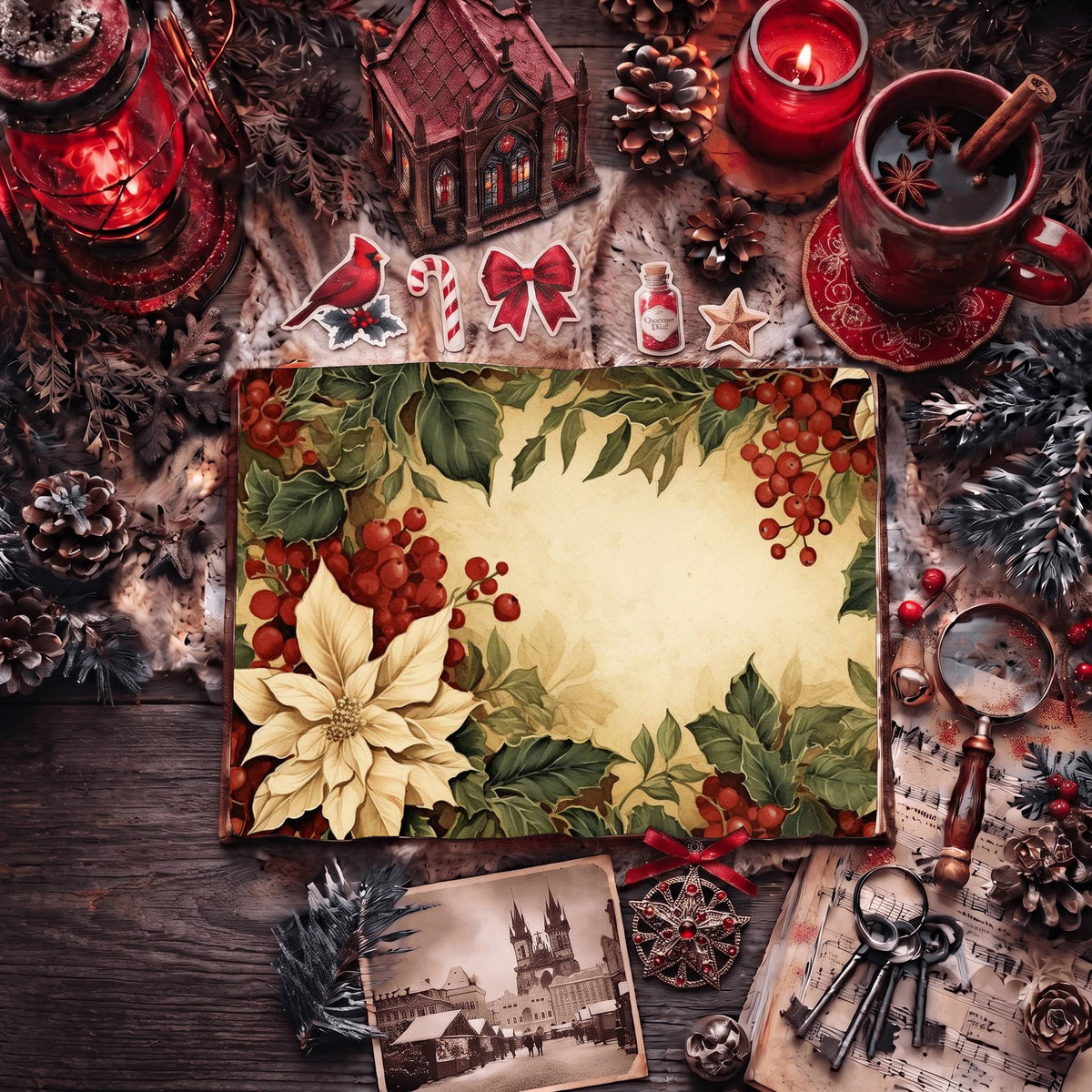 Festive Christmas Digital Papers