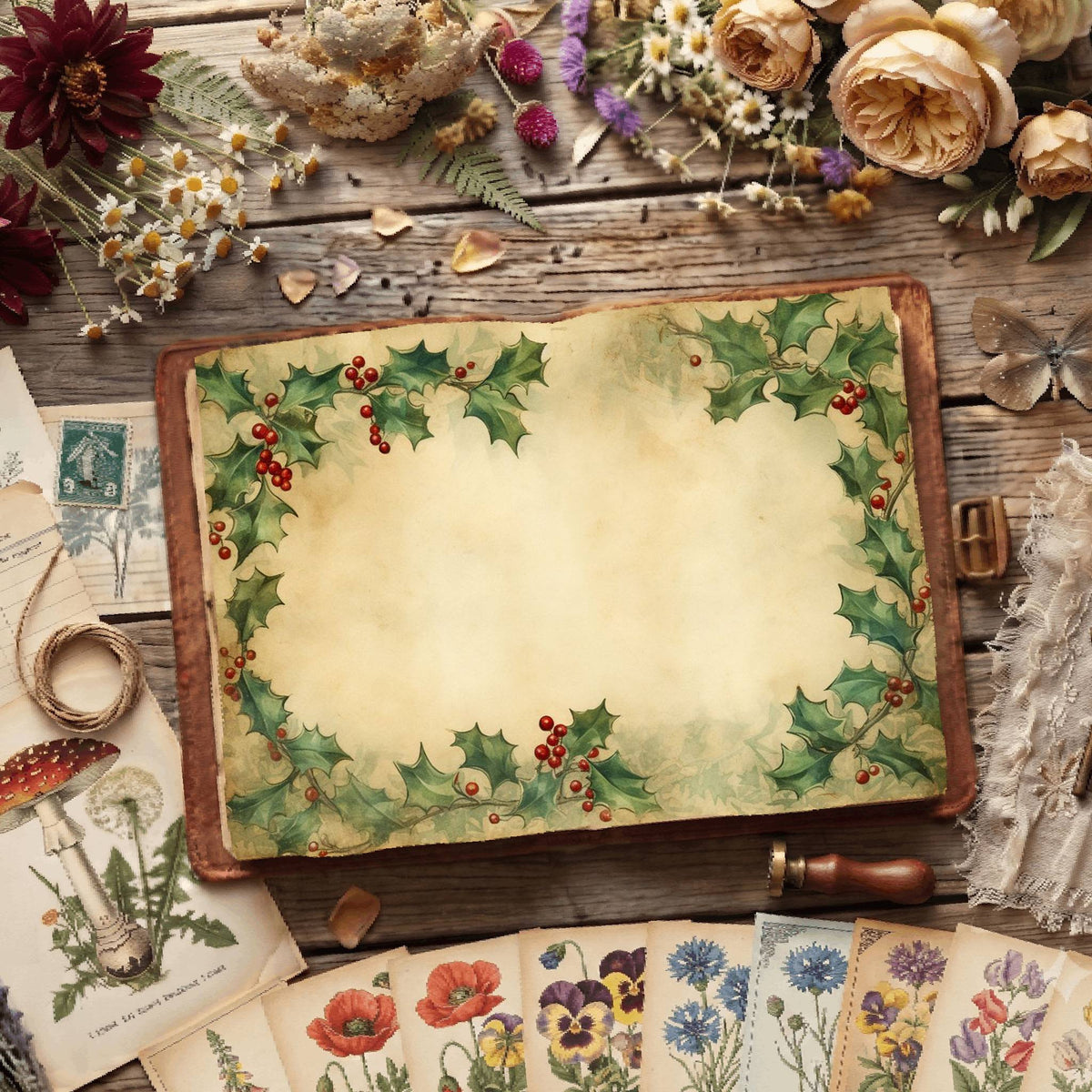 Festive Christmas Digital Papers