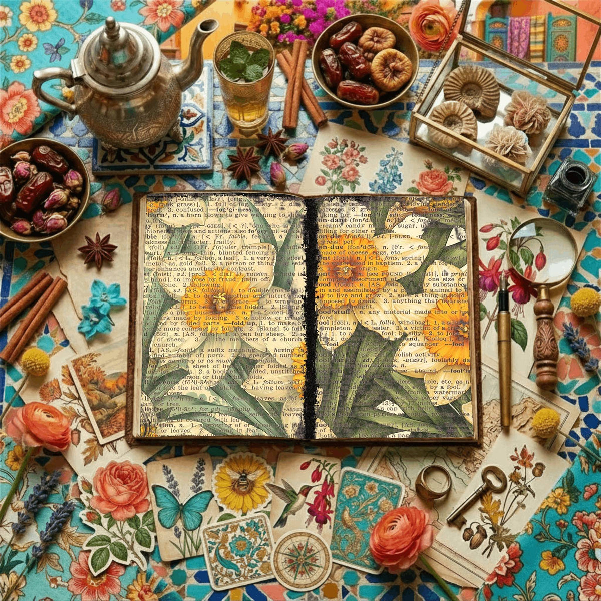 Floral Digital Papers