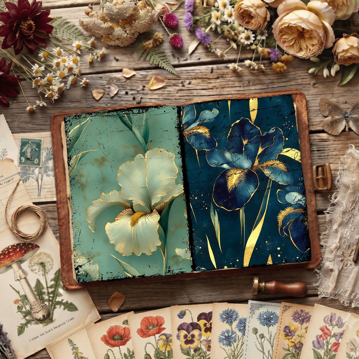 Floral Digital Papers